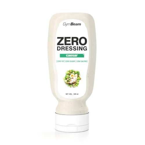 GymBeam ZERO Caesardressing - Veganes Zero Dressing ohne Fett & ohne Zucker, nur 12 kcal pro 100 ml, cremige Konsistenz, hervorragend zu Gemüse, Fleisch & Pasta (320 ml (1er pack)) GymBeam ZERO Caesardressing - Veganes Zero Dressing ohne Fett & ohne Zucker, nur 12 kcal pro 100 ml, cremige Konsistenz, hervorragend zu Gemüse, Fleisch & Pasta (320 ml (1er pack)) von GymBeam