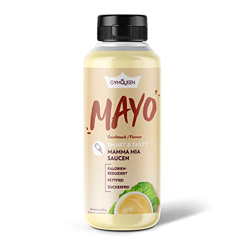 GymQueen Mamma Mia Zero Sauce, kalorienarm, ohne Fett & ohne Zucker, zum Verfeinern von Gerichten oder als Salat-Dressing, vegetarisch und laktosefrei, Mayo von GymQueen
