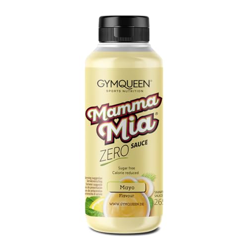 GymQueen Mamma Mia Zero Sauce, kalorienarm, ohne Fett & ohne Zucker, zum Verfeinern von Gerichten oder als Salat-Dressing, vegetarisch und laktosefrei, Mayo von GymQueen