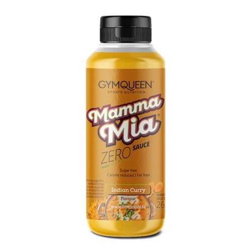 GymQueen Mamma Mia Zero Sauce, kalorienreduziert, ohne Fett & ohne Zuckerzusatz, zum Verfeinern von Gerichten oder als Salat-Dressing, vegetarisch, Indian Curry GymQueen Mamma Mia Zero Sauce, kalorienreduziert, ohne Fett & ohne Zuckerzusatz, zum Verfeinern von Gerichten oder als Salat-Dressing, vegetarisch, Indian Curry von GymQueen