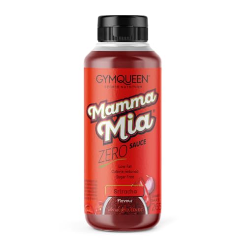 GymQueen Mamma Mia Zero Sauce 265ml, Sriracha, kalorienreduziert und fettarm, perfektes Topping zum Verfeinern von Gerichten GymQueen Mamma Mia Zero Sauce 265ml, Sriracha, kalorienreduziert und fettarm, perfektes Topping zum Verfeinern von Gerichten von GymQueen