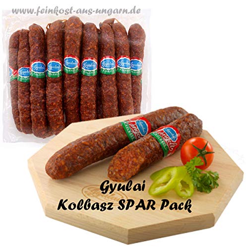 SPAR PACK | Gyulai 1kg Kolbasz, HEISSGERÄUCHERTE „LANGOLT” WURST 1kg von Gyulahús Kft.