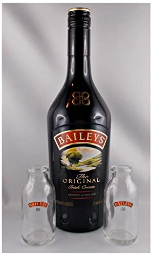 1 Flasche Baileys Original Irish Cream Likör + 2 Original Gläser von H-BO
