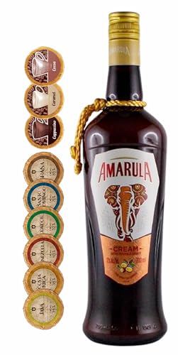 Amarula Fruit Cream Likör + 9 Edelschokoladen in 9 Variationen von H-BO