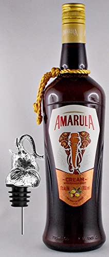 Amarula Fruit Cream Likör + Ausgießer Elefant von H-BO