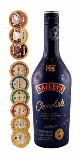 Baileys Chocolate irischer Likör + 9 Edelschokoladen Golddublonen in 9 Geschmacksvariationen Baileys Chocolate irischer Likör + 9 Edelschokoladen Golddublonen in 9 Geschmacksvariationen von H-BO