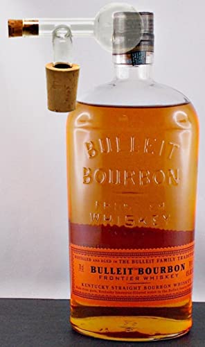 Bulleit Frontier Kentucky Straight Bourbon Whiskey + 1 Glaskugelportionierer zum feinen Dosieren von H-BO