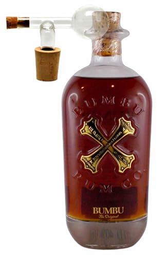 Bumbu Original Barbados Rum + 1 Glaskugelportionierer zum feinen Dosieren von H-BO