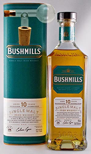 Bushmills 10 Jahre irischer Single Malt Whiskey + Glaskugelportionierer zum feinen Dosieren Bushmills 10 Jahre irischer Single Malt Whiskey + Glaskugelportionierer zum feinen Dosieren von H-BO