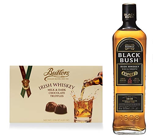 Bushmills Black Bush irischer Whiskey + Irish Whiskey Truffles von H-BO