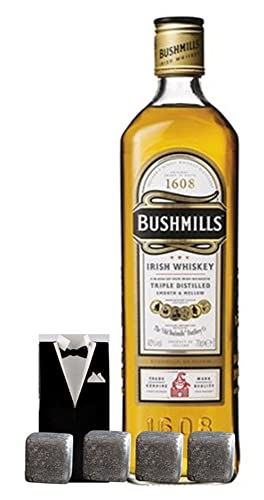 Bushmills Original Irischer Whiskey + 4 Whisky Kühlsteine im Smoking von H-BO