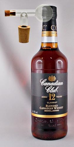 Canadian Club 12 Jahre kanadischer Whisky + 1 Glaskugelportionierer zum feinen Dosieren von H-BO