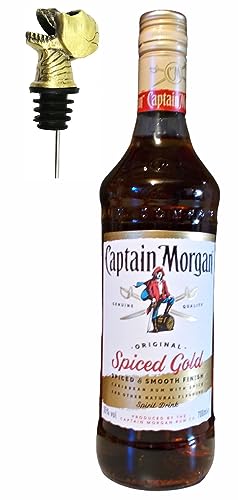 Captain Morgan Spiced Gold + 1 Totenkopf Ausgießer von H-BO