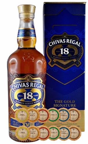 Chivas Regal 18 Jahre Scotch Whisky + 12 Edelschokoladen in 6 Sorten Chivas Regal 18 Jahre Scotch Whisky + 12 Edelschokoladen in 6 Sorten von H-BO