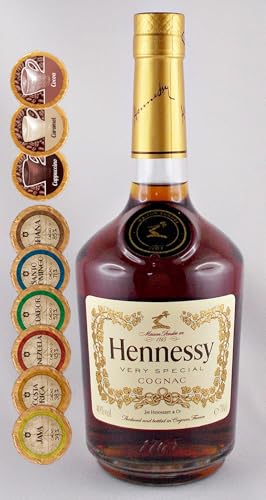 Cognac Hennessy VS + 9 Edelschokoladen in 9 Geschmacksvariationen von H-BO