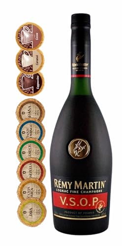 Cognac Remy Martin VSOP + 9 Edelschokoladen in 9 Geschmacksvariationen Cognac Remy Martin VSOP + 9 Edelschokoladen in 9 Geschmacksvariationen von H-BO