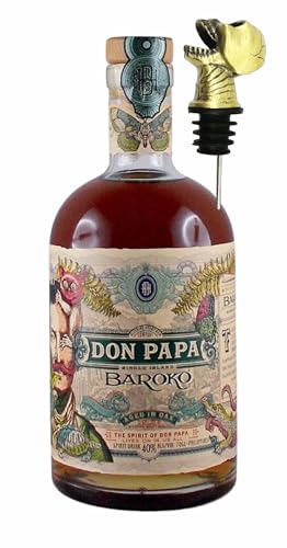Don Papa Rum Baroko + Ausgießer Totenkopf Schädel mit Zinklegierung Don Papa Rum Baroko + Ausgießer Totenkopf Schädel mit Zinklegierung von H-BO