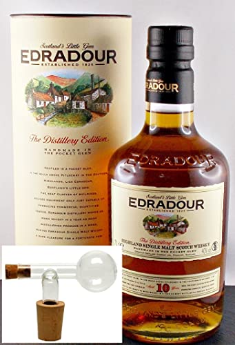 Edradour 10 Jahre Single Malt Whisky + 1 Glaskugelportionierer zum feinen Dosieren von H-BO