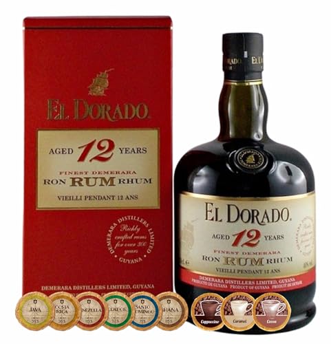 El Dorado 12 Jahre Rum Eldorado + 9 DreiMeister Edelschokoladen in 9 Sorten El Dorado 12 Jahre Rum Eldorado + 9 DreiMeister Edelschokoladen in 9 Sorten von H-BO