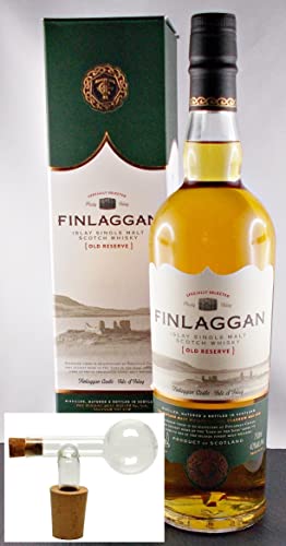 Finlaggan Old Reserve Islay Single Malt Whisky + 1 Glaskugelportionierer zum feinen Dosieren von H-BO