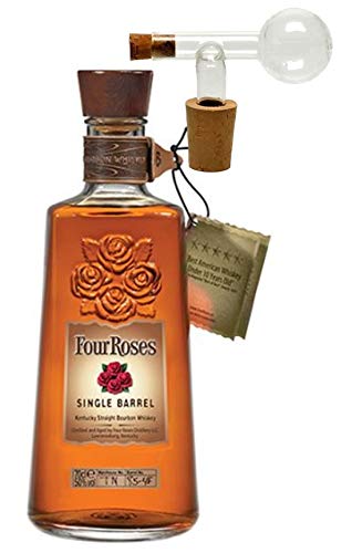 Four Roses Single Barrel Bourbon Whiskey + Glaskugelportionierer zum feinen Dosieren von H-BO