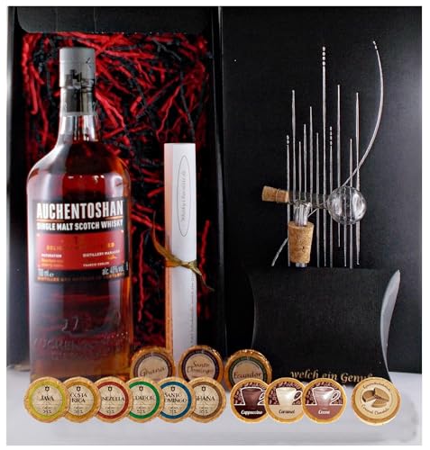 Geschenk Auchentoshan 12 Jahre Single Malt Whisky + Glaskugelportionierer + Edelschokolade + Fudge Geschenk Auchentoshan 12 Jahre Single Malt Whisky + Glaskugelportionierer + Edelschokolade + Fudge von H-BO