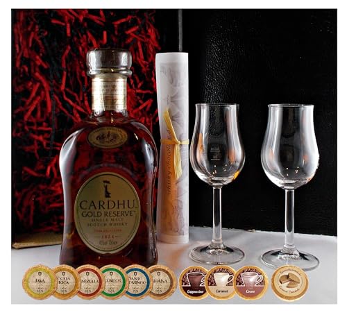 Geschenk Cardhu Gold Reserve Single Malt Whisky + 2 Bugatti Gläser + Edelschokoladen Geschenk Cardhu Gold Reserve Single Malt Whisky + 2 Bugatti Gläser + Edelschokoladen von H-BO