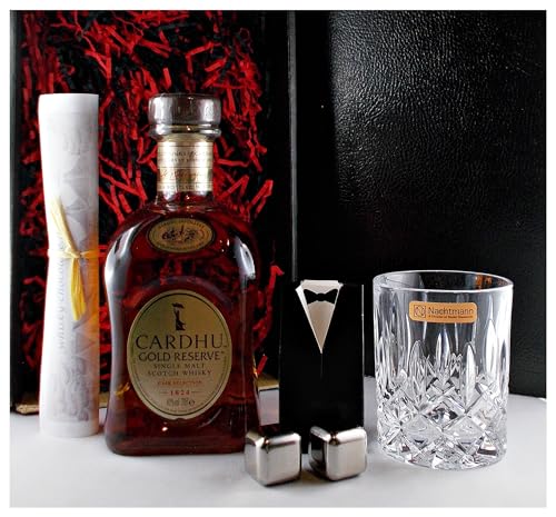 Geschenk Cardhu Gold Reserve scotch Single Malt Whisky + 2 Whiskey Kühlsteine + 1 Whiskyglas Geschenk Cardhu Gold Reserve scotch Single Malt Whisky + 2 Whiskey Kühlsteine + 1 Whiskyglas von H-BO