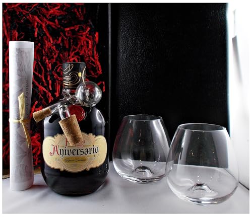 Geschenk Pampero Aniversario Reserva Rum + 2 Amy Gläser + Glaskugelportionierer Geschenk Pampero Aniversario Reserva Rum + 2 Amy Gläser + Glaskugelportionierer von H-BO