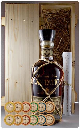 Geschenk Plantation Extra Old 20th Anniversary Rum + 12 Edelschokoladen in geflammter Holzkiste Geschenk Plantation Extra Old 20th Anniversary Rum + 12 Edelschokoladen in geflammter Holzkiste von H-BO