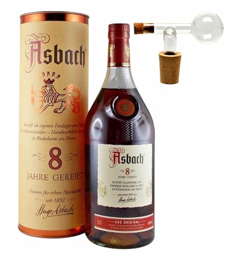 H-BO Asbach Uralt Privatbrand 8 Jahre + 1 Glaskugelportionierer mit Naturkorkaufsatz H-BO Asbach Uralt Privatbrand 8 Jahre + 1 Glaskugelportionierer mit Naturkorkaufsatz von H-BO