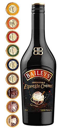 H-BO Baileys Espresso Creme irischer Likör + 9 Edelschokoladen 9 Sorten Golddublonen von H-BO