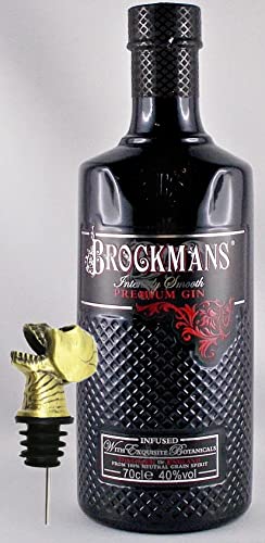 H-BO Brockmans Intensely Smooth Premium Gin + 1 Ausgießer Schädel Totenkopf von H-BO