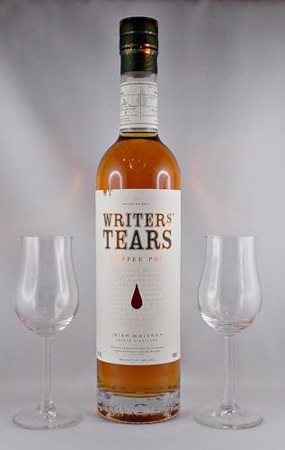 H-BO Writers Tears Copper Pot Irischer Whiskey + 2 Original Gläser + 2 Pipetten von H-BO