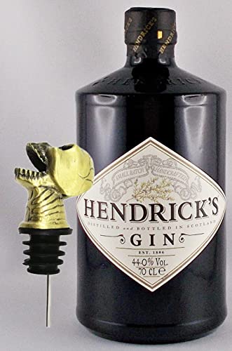 Hendrick's Original Small Batch Gin + 1 Ausgießer Schädel Totenkopf von H-BO