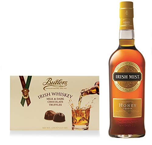 Irish Mist Original Honey Whiskey Likör + irish Whiskey Truffles irische Pralinen von H-BO