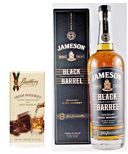 Jameson Black Barrel irischer Whiskey + irische Whiskey Schokolade von H-BO