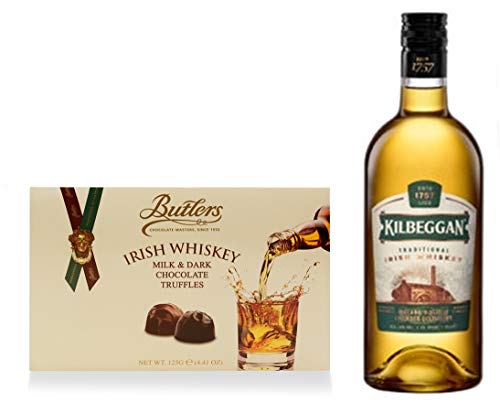 Kilbeggan Irischer Whiskey Whisky + Irish Whiskey Truffles Pralinen von H-BO