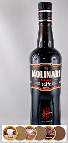 Molinari Caffé Liquore + 9 Schokoladentaler Confiserie DreiMeister von H-BO