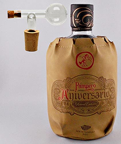 Pampero Aniversario Reserva Exclusiva Rum + Glaskugelportionierer zum feinen Dosieren Pampero Aniversario Reserva Exclusiva Rum + Glaskugelportionierer zum feinen Dosieren von H-BO