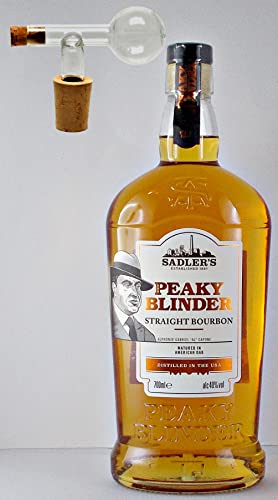 Peaky Blinder Bourbon Whiskey + 1 Glaskugelportionierer von H-BO