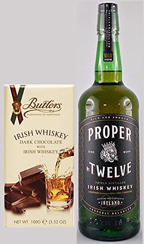 Proper No.12 irischer Whiskey + Whiskey Dark Chocolate von H-BO