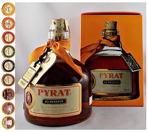 Pyrat Rum XO Reserve + 9 Edelschokoladen in 9 Geschmacksvariationen von H-BO