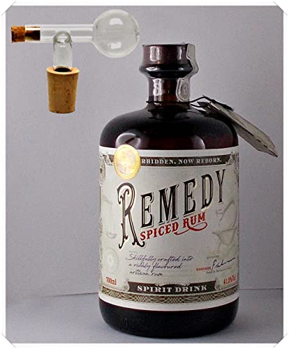Remedy Spiced Rum + Glaskugelportionierer von H-BO