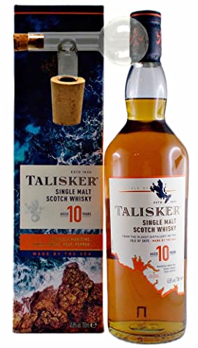Talisker 10 Jahre Single Malt Whisky + 1 Glaskugelportionierer von H-BO