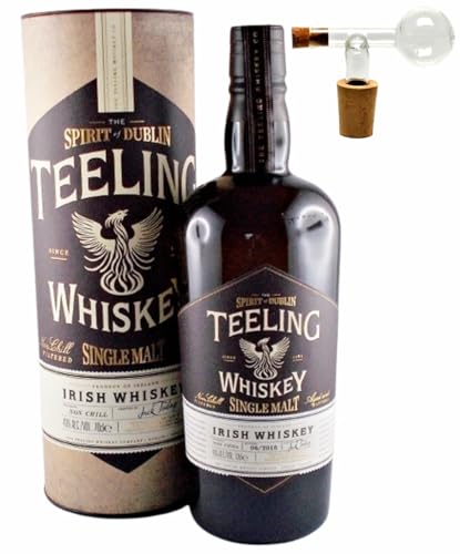 Teeling irischer Single Malt Whiskey + 1 Glaskugelportionierer von H-BO