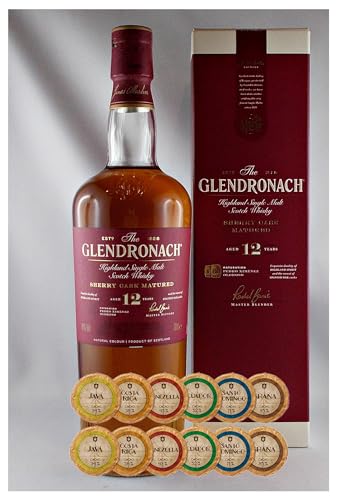 The Glendronach 12 Jahre Single Malt Whisky + 12 Edelschokoladen in 6 Sorten The Glendronach 12 Jahre Single Malt Whisky + 12 Edelschokoladen in 6 Sorten von H-BO