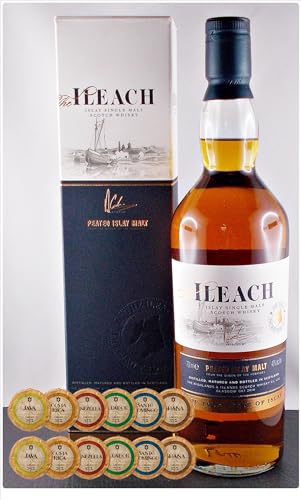 The Ileach Islay Single Malt Whisky + 12 Edelschokoladen in 6 Sorten von H-BO