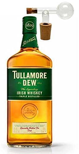 Tullamore Dew irischer Whiskey + 1 Glaskugelportionierer von H-BO