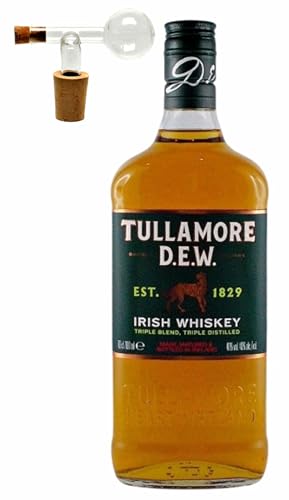 Tullamore Dew irischer Whiskey + 1 Glaskugelportionierer von H-BO